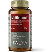 SHC4200 Talya Multi̇vi̇tami̇n - Kirmizi Gi̇nseng Koenzi̇m Q 10 Içeren Edici Gıda - 12 8 Mi