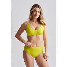 AQUAVİVA Aquaviva Kadın Fiorella Ayar Askılı Bikini Takımı Neon Yeşil