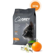 Cats Grey Vanilya & Mandalina Kokulu Topaklanan Kedi Kumu 16KG