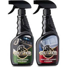 Dexter Car Care Koltuk ve Döşeme Temizleyici 500 ml + Torpido Parlatıcı 500 ml (Ikili Avantaj Paketi)