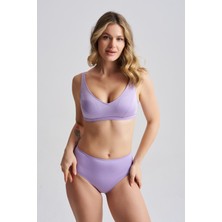 AQUAVİVA Aquaviva Kadın Fiorella Ayar Askılı Bikini Takımı Lila