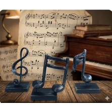 Ayder Online Satış 10 cm -20 cm LIK Ebatlarda Kırılmaz Polyester,nota Desenli Biblo