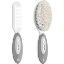 Gray Line Gry  doğal Kıl Fırça Tarak Seti 519 Gri Nel1