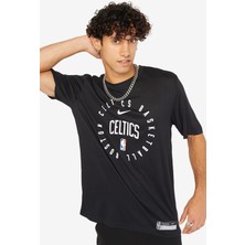 Nike Boston Celtics Legend Practice Tee Ss Crew Black Logolu Unisex Günlük Tişört Siyah