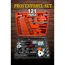 Moonshop Profesyonel 121 Parça Lokma Takımı 1/2-1/4-3/8 Takım Seti...