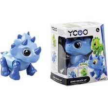Gray Line Gry Sıl 88592 Silverlit Sesli ve Işıklı Elektronik Robot Dino Heads Up -Necotoys Nel1