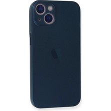Gray Line Gry  iPhone 14 Plus Kılıf Pp Ultra Ince Kapak - Mavi Nel1
