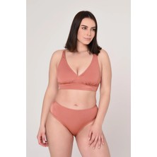 AQUAVİVA Aquaviva Kadın Büyük Beden Valeria Toparlayıcı Bikini Takımı Pudra Pembe