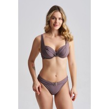 AQUAVİVA Aquaviva Kadın Clarissa Balenli Bikini Takımı Vizon