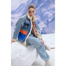 Lovely Store Vintage Kürklü Unisex Ceket