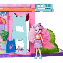 Gray Line Gry Enchantimals Şehir Evi ve Kafe Oyun Seti HHC18 Nel1