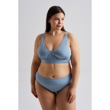 AQUAVİVA Aquaviva Kadın Büyük Beden Valeria Toparlayıcı Bikini Takımı Turkuaz