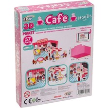 Gray Line Gry Cafe Maket 3 Boyutlu Puzzle Nel1
