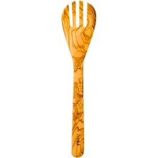 Hakiki Kişiye Özel Zeytin Salata Çatalı 30 cm