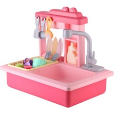 Gray Line Gry Pilli Interaktif Lavabo Seti Pembe Nel1