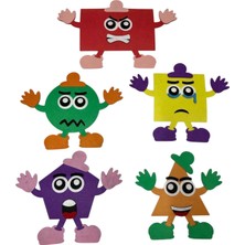 Keçe Duygular Seti – Eğitici Duygu Ifadeleri Anaokulu Materyali