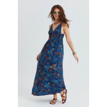 Los Banditos V Yaka Sırtı Açık Etnik Elbise