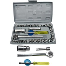 Moonshop Italy Style Cırcırlı Lokma Takımı Tornavida Seti Çantalı 40 Parça