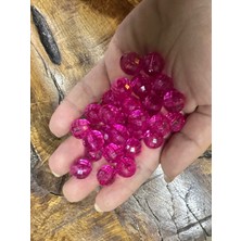 Gönülden Tasarım 27 Adet Plastik Pembe Takı Boncuğu Set 1 cm