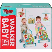 Gray Line Gry Piyanolu 4 In 1 Bebek Yürüteç Nel1