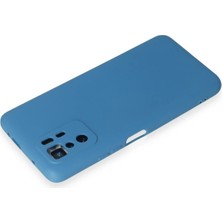 Gray Line Gry  Xiaomi Poco X3 Gt Kılıf Nano Içi Kadife Silikon - Mavi Nel1