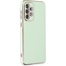 Gray Line Gry  Samsung Galaxy A73 5g Kılıf Volet Silikon - Açık Yeşil Nel1