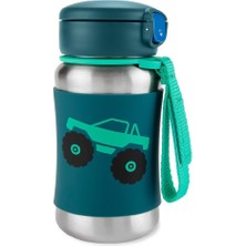 Gray Line Gry Zoo Pipetli Paslanmaz Çelik Suluk 350 ml Kamyon Nel1