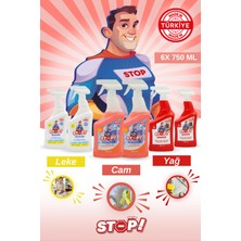 Stop Forte Zorlu Leke Seti 6 x 750 ml Leke, Cam,yağ Kir,temizleyici