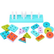 Gray Line Gry ​​​​​​​lc Ahşap Geometrik Şekiller Bul-Tak Nel1