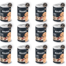 Bialin's 12'li Yavru Köpek Maması - Biftekli 400 Gram