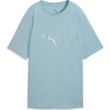 Puma Kadın Turkuaz Puma Evostrıpe Graphic Tee Turkuaz Kadın T-Shirt
