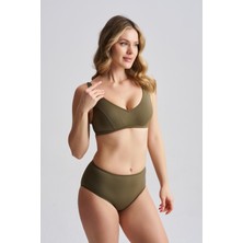 AQUAVİVA Aquaviva Kadın Fiorella Ayar Askılı Bikini Takımı Haki