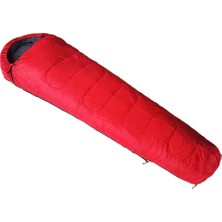 Sportlife Pro Mumya Tipi Uyku Tulumu 0ºC Kırmızı Çift Kişilik Su Geçirmez Konforlu Tasarım