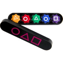 Gray Line Gry Squid Games 5 Taş Oyunu Plastik Çubuk Nel1