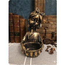 Ayder Online Satış 14 cm -30 cm  Ebatlarında Kırılmaz Polyester,sepetli Kız  Biblosu