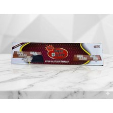 TeknoBeyza Süper Dayan Plastik Okey Takımı - Melamin Taşlı, 4 Adet Dayanıklı Istaka ve Saklama Torbalı Tam Set