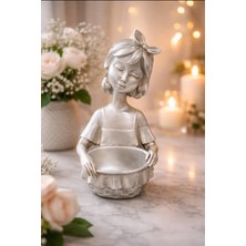 Ayder Online Satış 14 cm -30 cm  Ebatlarında Kırılmaz Polyester,sepetli Kız  Biblosu