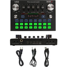 Midex VS9 Stüdyo Kayıt Canlı Yayın Ses Kartı Efektli Radyo Mikseri (Telefon ve PC Podcast Radyo Canlı Yayıncılar)