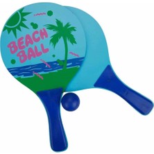 Gray Line Gry Ahşap Plaj Raketi Nel1