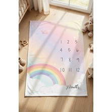 Kanz Bebek Anı Battaniyesi 100X150 cm - Little Rainbow