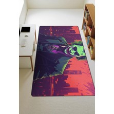 Dolce Mariee Modern Dijital Baskı Kaymaz Taban Çocuk ve Genç Odası Halısı H0526