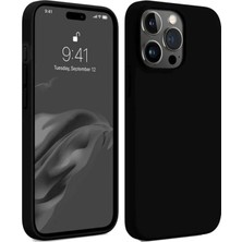 Gray Line Gry  iPhone 15 Pro Kılıf First Silikon - Siyah Nel1
