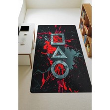 NEWORA Modern Dijital Baskı Kaymaz Taban Çocuk ve Genç Odası Halısı H0532