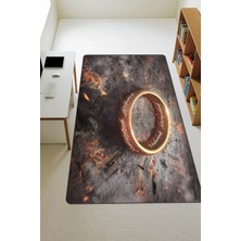 Dolce Mariee Modern Dijital Baskı Kaymaz Taban Çocuk ve Genç Odası Halısı H0540