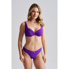 AQUAVİVA Aquaviva Kadın Clarissa Balenli Bikini Takımı Mor