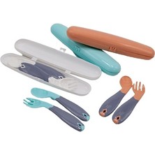 Gray Line Gry  açılı Mama Kaşık Çatal Takımı 703 Gri Nel1