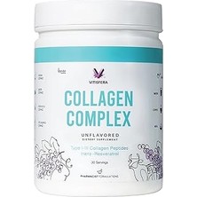 SHC4200 Vitisfera COLLAGEN,%100 Saf Doğal Tip I-Iii Çift Hidrolize Kolajen Peptitleri + Trans Resveratrol,