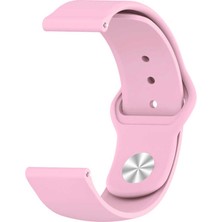 Gpack Mi Redmi Watch 5 Lite Kordon Kayış Mat Silikon 22/KRD11E Pembe