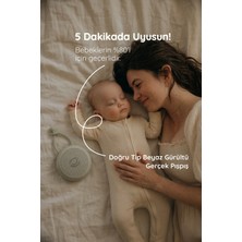 Budizzz Beyaz Gürültü Cihazı | Pışpışlı Ninnili | Radyasyon Içermeyen Bebek Uyku Arkadaşı