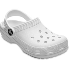 Crocs 206991-100 Kids Classic Clog Hafif Yapı ve Konforlu Tasarım ile Beyaz Çocuk Terlik